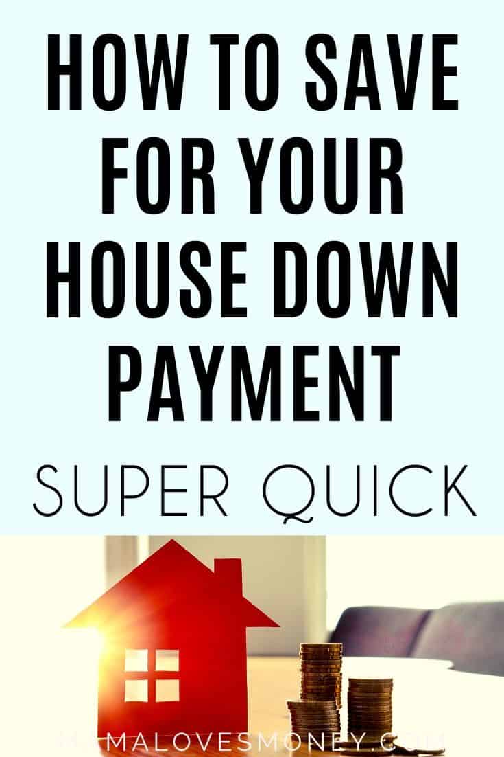 how to pay for house down payment