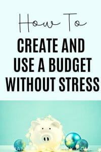 how to create a budget