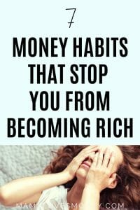 money habits that will keep you poor