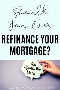 when should you refinance your home