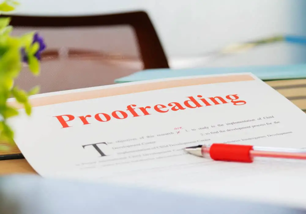 Proofreading - Jobs That Pay Under The Table