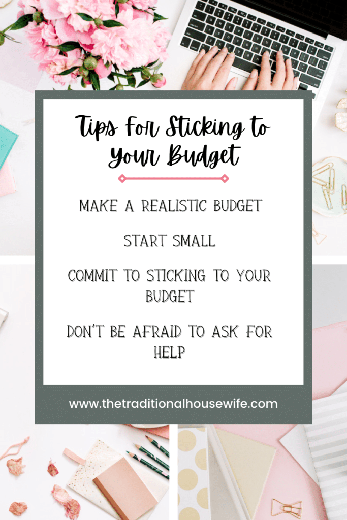 Tips for sticking to your budget