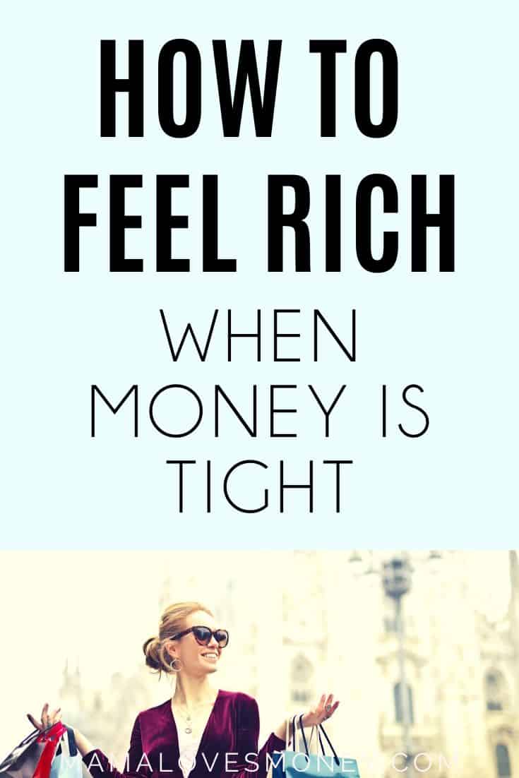 how to feel rich