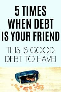debt is good