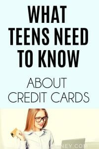 teach teens about credit cards